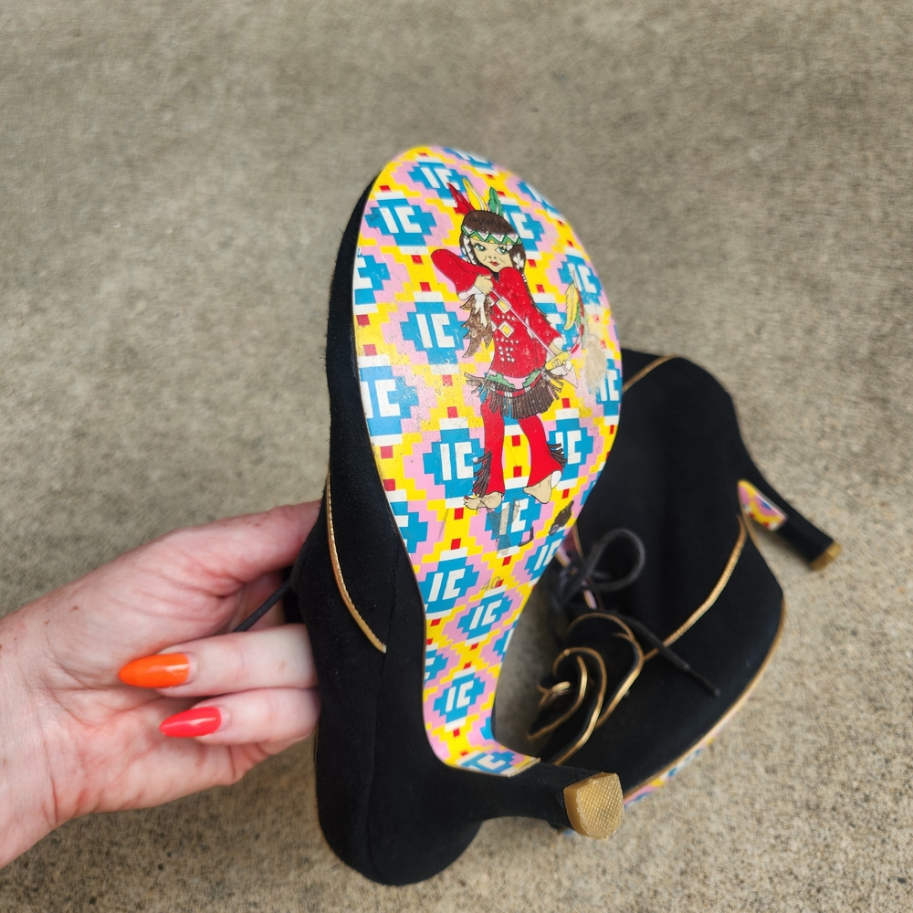 Irregular Choice Black Rosepea booties - Picture 4 of 13